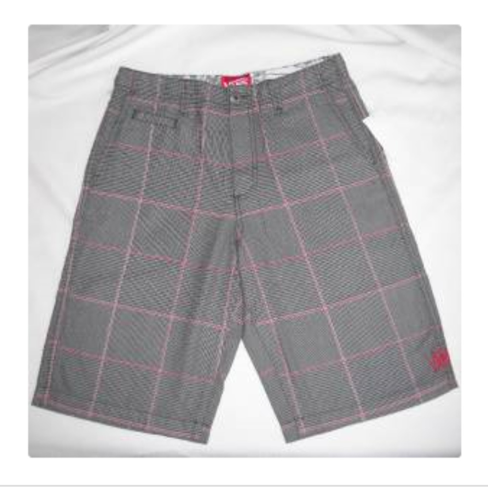 VANS Shorts Plaid Skater Skateboard Mens 28 - 30 - Picture 2 of 7